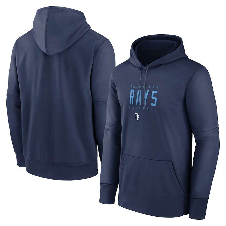 Men 2023 MLB Tampa Bay Rays blue Sweatshirt style 1->tampa bay rays->MLB Jersey